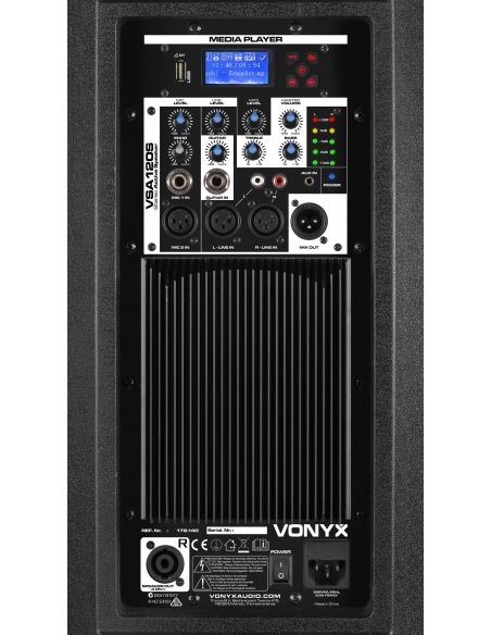 Vonyx VSA120S Conjunto activo de altavoces estéreo 12” 178140 - 9