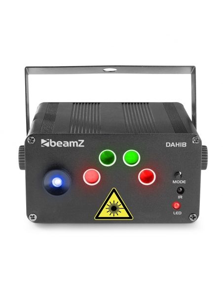 beamZ Dahib Doble Laser RG Gobo con LED Azul 152612 - 2
