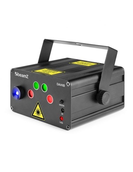beamZ Dahib Doble Laser RG Gobo con LED Azul 152612 - 3