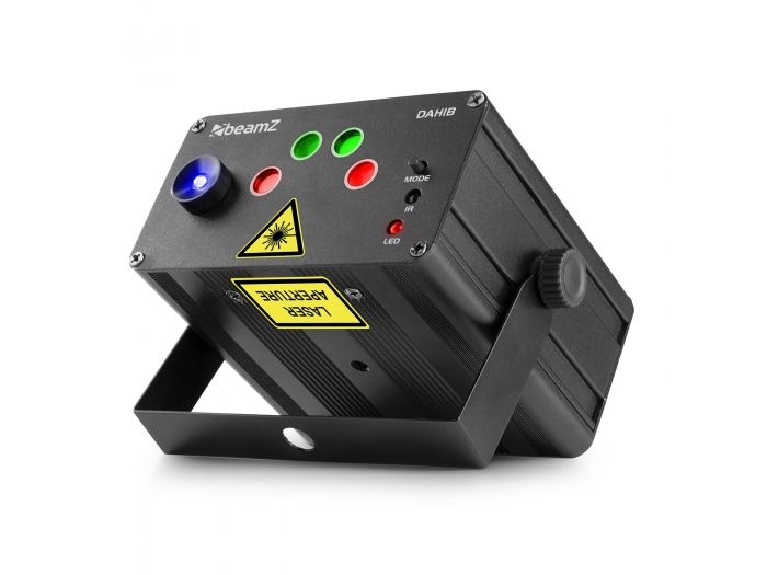 beamZ Dahib Doble Laser RG Gobo con LED Azul 152612 - 4