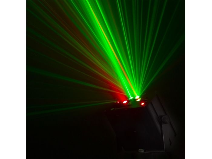 beamZ Dahib Doble Laser RG Gobo con LED Azul 152612 - 10