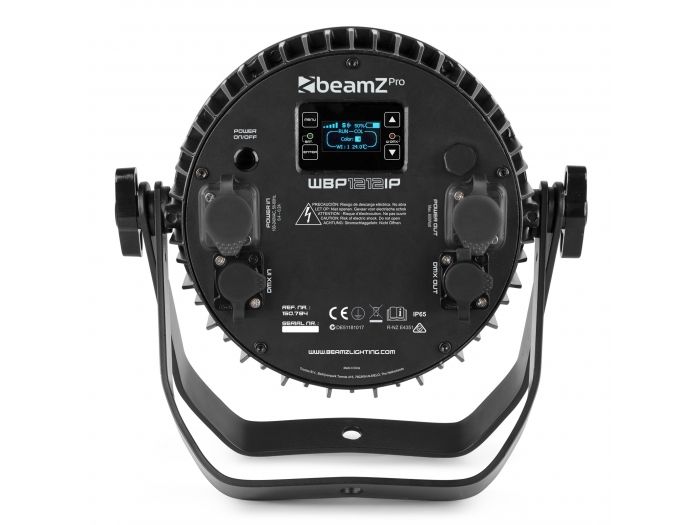 beamZ Pro WBP1212IP Foco PAR LED Aluminio IP65 con batería 6-en-1 150784 - 4