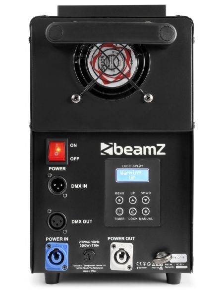 Beamz S2500 Maquina de Humo DMX LED 24x 10W 4-en-1 