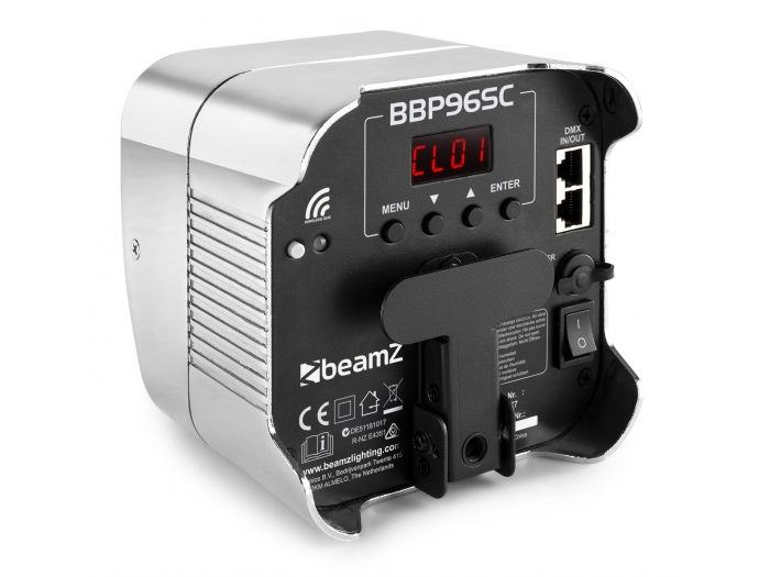 Beamz BBP96SC Foco PAR con bateria 6x 12W WDMX 