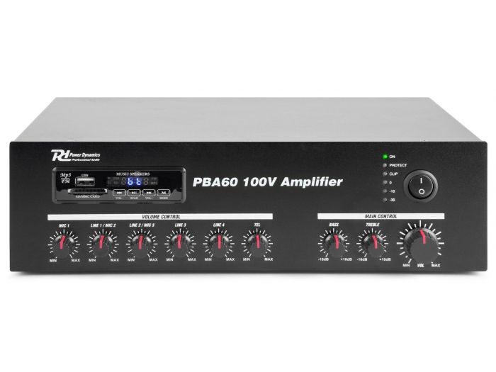 Power Dynamics PBA60 Amplificador linea 100V 60W 952093 - 2
