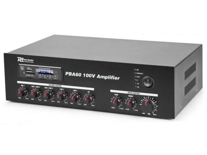 Power Dynamics PBA60 Amplificador linea 100V 60W 952093 - 4