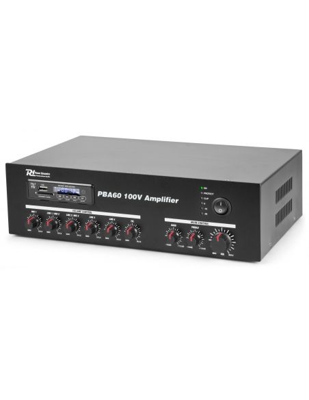 Power Dynamics PBA60 Amplificador linea 100V 60W 952093 - 4