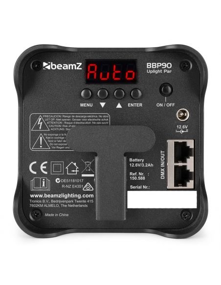 beamZ BBP90 Foco Uplight a batería 4x 4W 150588 - 6
