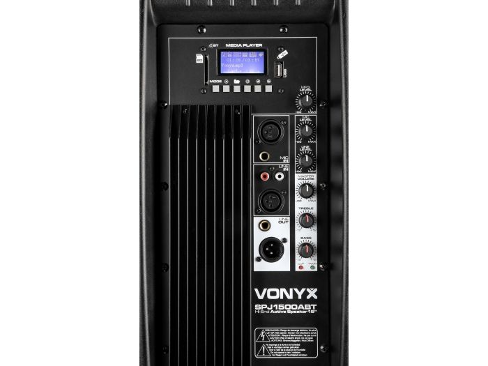 Vonyx SPJ-1500ABT MP3 Bafle Activo Hi-End BT 15" 800W 178045 - 5