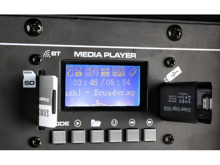 Vonyx SPJ-1500ABT MP3 Bafle Activo Hi-End BT 15" 800W 178045 - 10