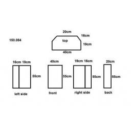 Vonyx SC12 Cobertor para bafle General 12" 150084 - 1 2