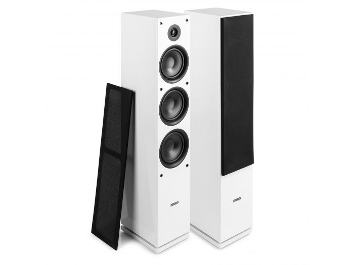 Fenton SHF80W Bafles de torre Set 3x 6.5” Blanco 100284 - 2