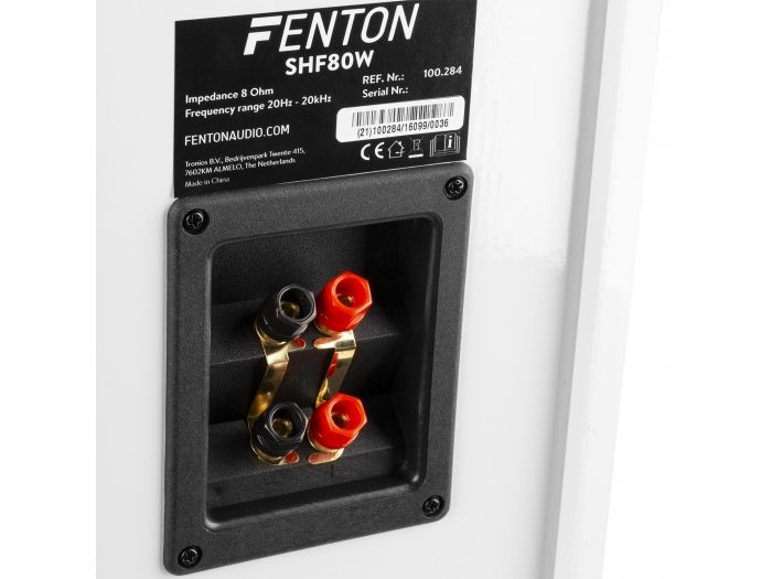 Fenton SHF80W Bafles de torre Set 3x 6.5” Blanco 100284 - 8