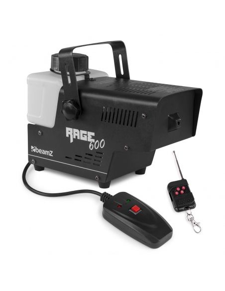 Beamz Rage 600 Maquina de humo con mando a distancia 