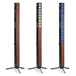 Beamz BBB243 Barra LED 24x 3W RGB alimentada por batería  2