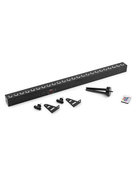 Beamz BBB243 Barra LED 24x 3W RGB alimentada por batería 