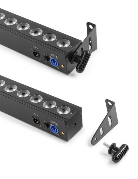 Beamz BBB243 Barra LED 24x 3W RGB alimentada por batería 