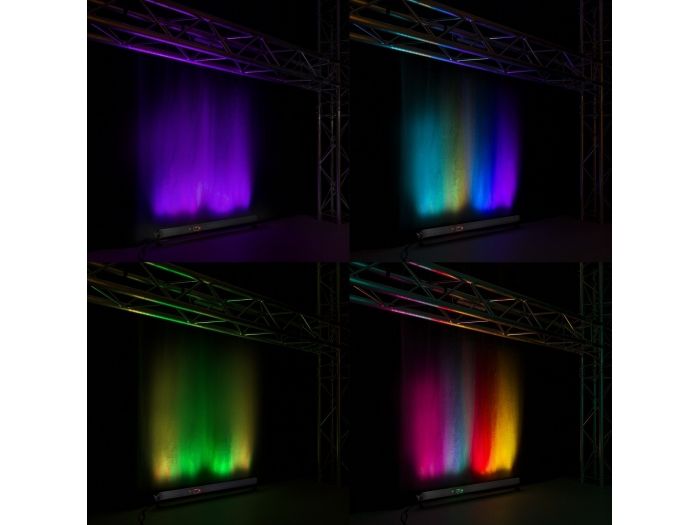 Beamz BBB243 Barra LED 24x 3W RGB alimentada por batería 