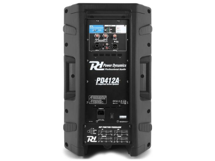 Power Dynamics PD412A Bafle Activo Bi-amplificado 12" 1400W 178263 - 2