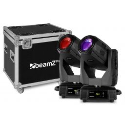 beamZ Pro Cabeza móvil Tiger 17R Beam/Spot 350W 2pcs en Flightcase 150398 - 1