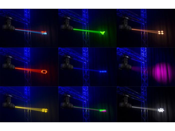 beamZ Pro Cabeza móvil Tiger 17R Beam/Spot 350W 2pcs en Flightcase 150398 - 11