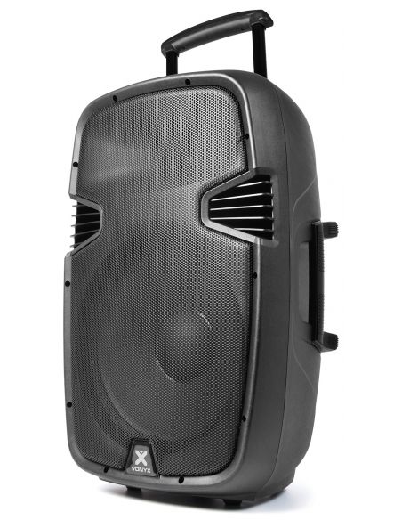 Vonyx SPJ-PA915 Bafle movil activo ABS 15" 2 micros UHF/USB/MP3 170080 - 2
