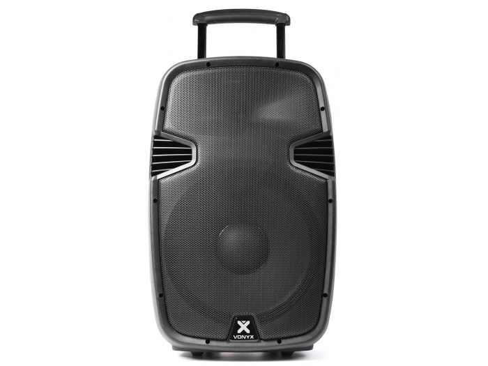 Vonyx SPJ-PA915 Bafle movil activo ABS 15" 2 micros UHF/USB/MP3 170080 - 3