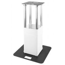 Beamz P30 Torre de 1 metro con licra blanca 2