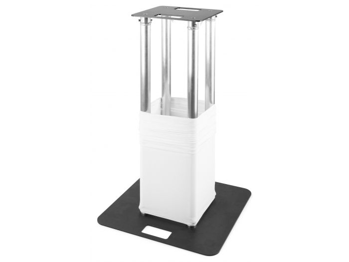 Beamz P30 Torre de 1 metro con licra blanca