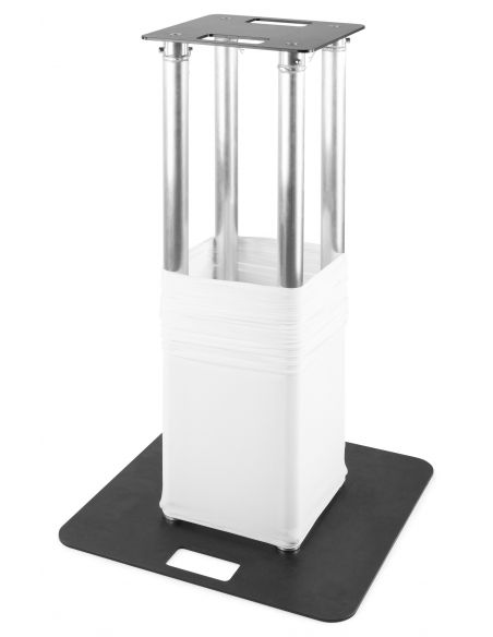 Beamz P30 Torre de 1 metro con licra blanca