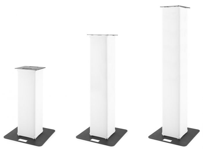 Beamz P30 Torre de 1 metro con licra blanca