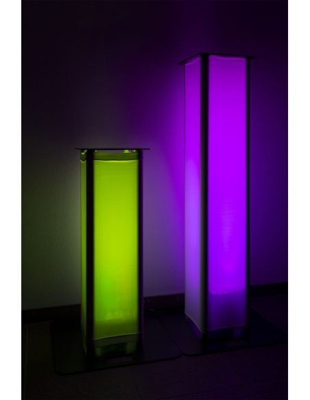 Beamz P30 Torre de 1 metro con licra blanca