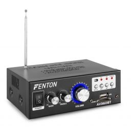 Fenton AV360BT Mini amplificador con BT/FM/SD/USB/MP3 