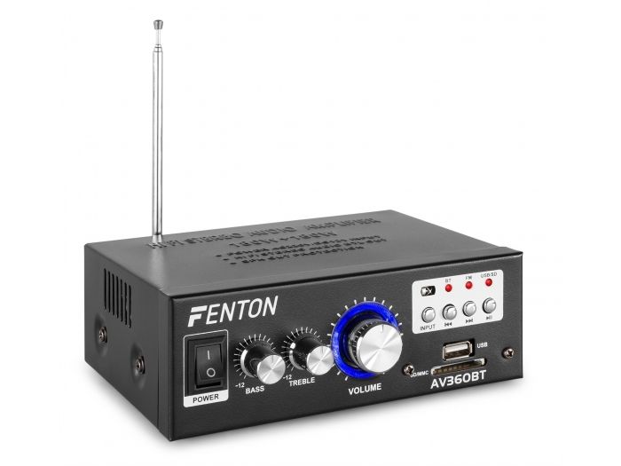 Skytronic AV360 Mini amplificador con FM/SD/USB/MP3