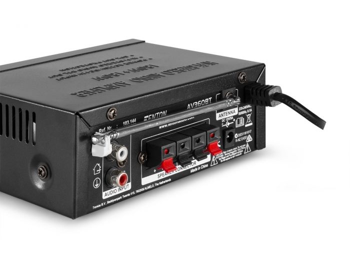 Fenton AV360BT Mini amplificador con BT/FM/SD/USB/MP3 