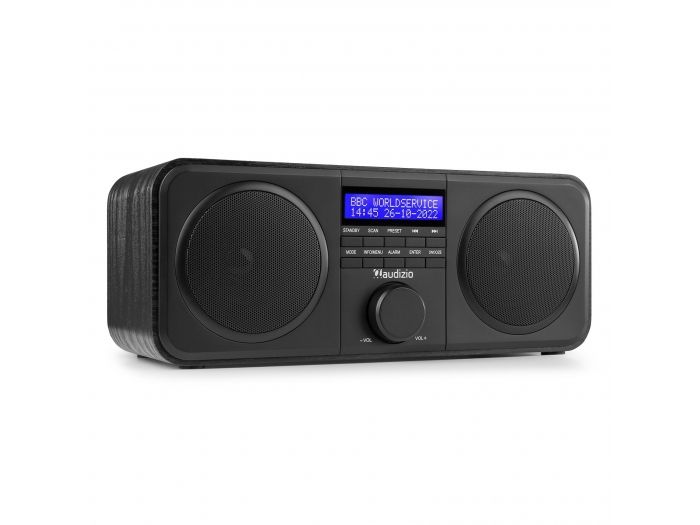 Audizio Novara DAB+ Radio estéreo Negra 102412 - 1