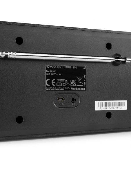Audizio Novara DAB+ Radio estéreo Negra 102412 - 5
