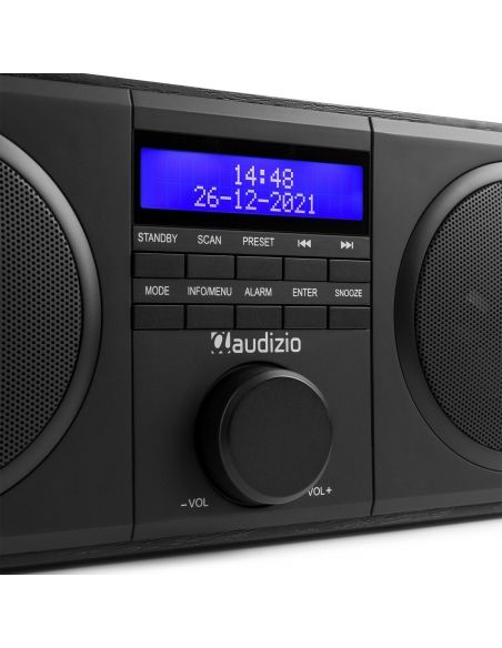 Audizio Novara DAB+ Radio estéreo Negra 102412 - 6