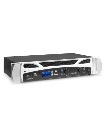 Vonyx VPA300 PA Amplifier 2 x150W MP3, BT | Mas Que Sonido