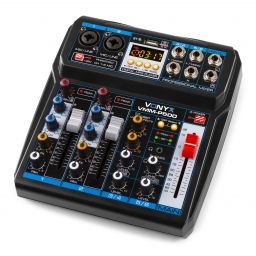 Vonyx VMM-P500 Mezclador Directo 4Canales con DSP, USB y reproductor MP3/BT 172580 - 1 2