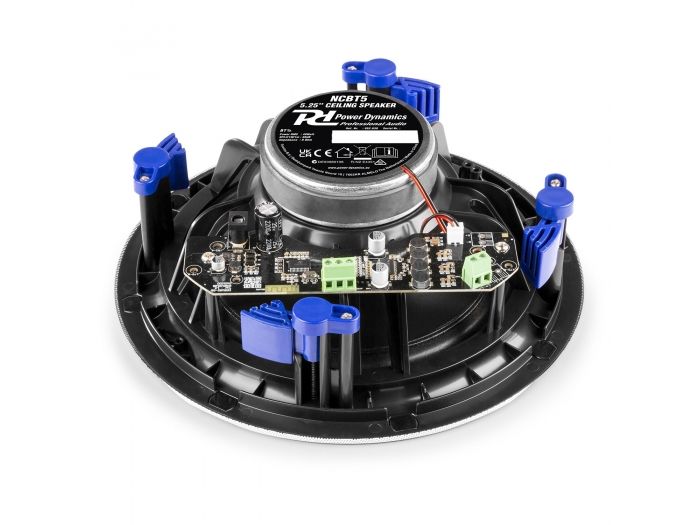Power Dynamics NCBT5 Conjunto altavoces de techo de bajo perfil amplificados BT 5.25" Blanco 952630