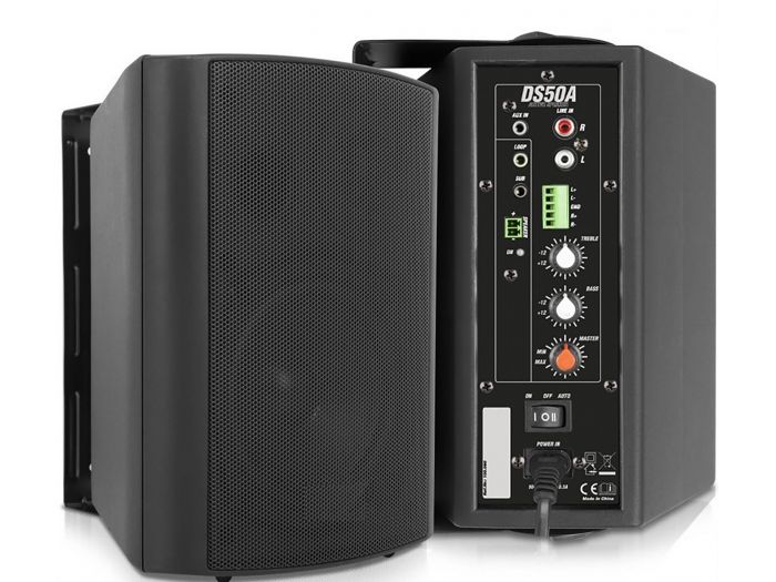 Power Dynamics DS50AB Conjunto altavoces activo con BT 5.25” 100W Negro 100060 - 4