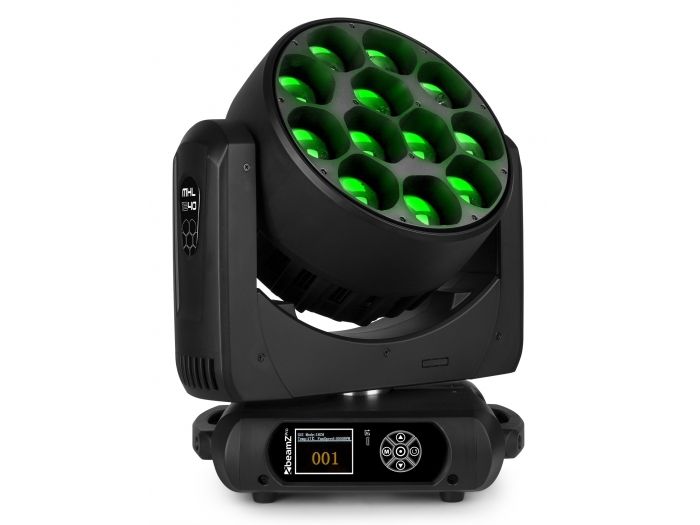 beamZ Pro MHL1240 Cabeza Movil LED Zoom 12x40W 2 piezas en Flightcase 150100 - 2