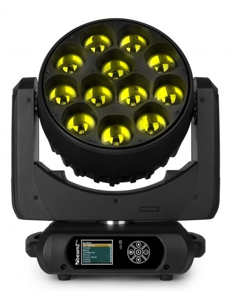 beamZ Pro MHL1240 Cabeza Movil LED Zoom 12x40W 2 piezas en Flightcase 150100 - 3