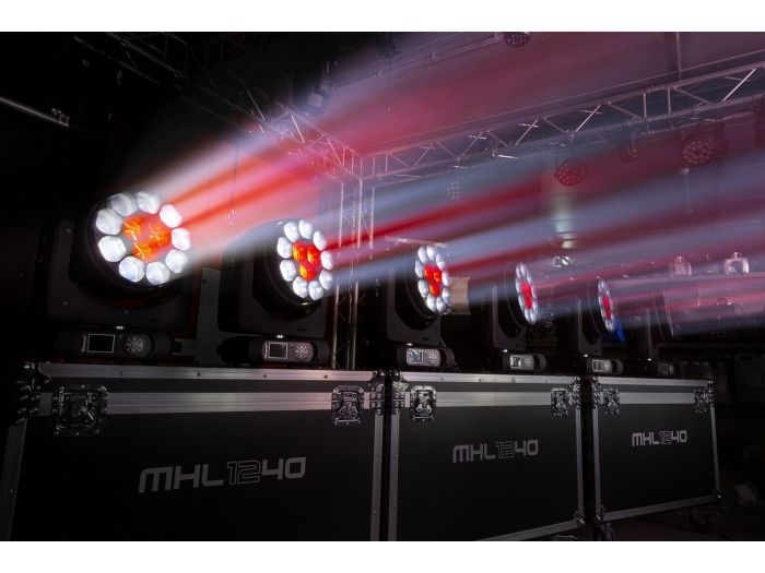 beamZ Pro MHL1240 Cabeza Movil LED Zoom 12x40W 2 piezas en Flightcase 150100 - 8