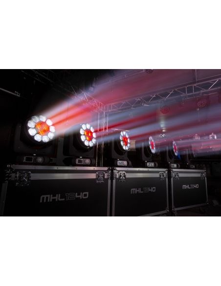 beamZ Pro MHL1240 Cabeza Movil LED Zoom 12x40W 2 piezas en Flightcase 150100 - 8