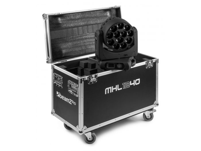 beamZ Pro MHL1240 Cabeza Movil LED Zoom 12x40W 2 piezas en Flightcase 150100 - 10