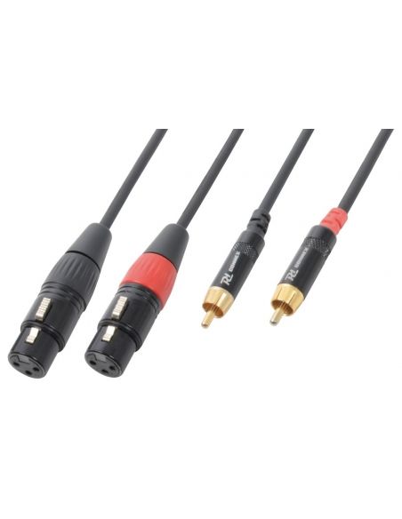 PD-Connex CX68-6 Cable 2xXLR Hembra-2xRCA Macho 6.0m 176696 - 1