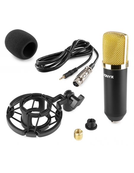 Vonyx CM400B Studio Cond. Microphone Blac | Mas Que Sonido