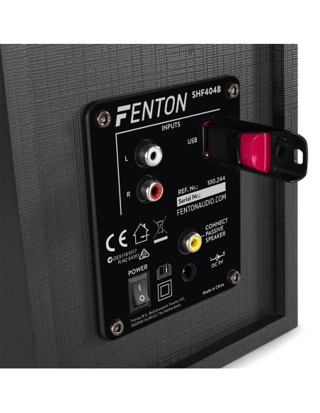 Fenton SHF404B Altavoces de estantería activos BT 4” MP3 100244 - 6